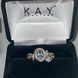 COPY - Kay jewelers Aquamarine ring size 7